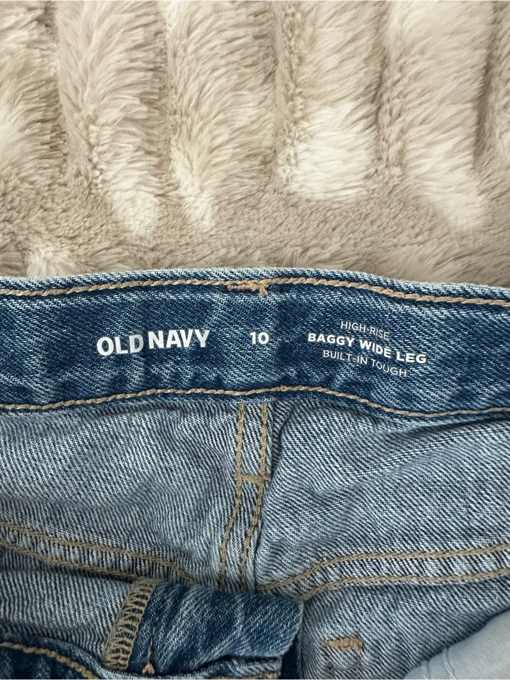 Old Navy Light Blue Wide Leg Jeans - Flared Denim